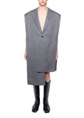 MARL GREY SUIT COLLAR SHAWL