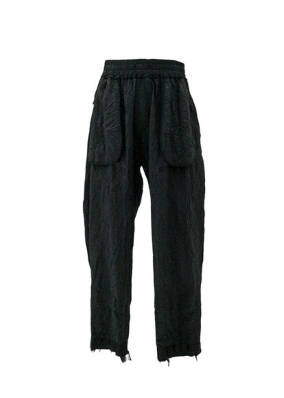 PLEATED INSIDE OUT JOGGER PANTS