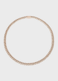 ROSE MINI PRONG PAVÉ NECKLACE