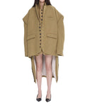 Asymmetrical Zipper Coat