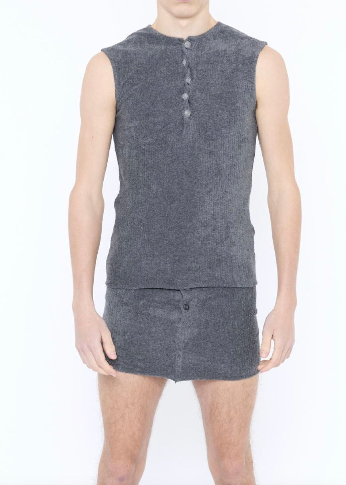 DARK GREY TANK SUIT