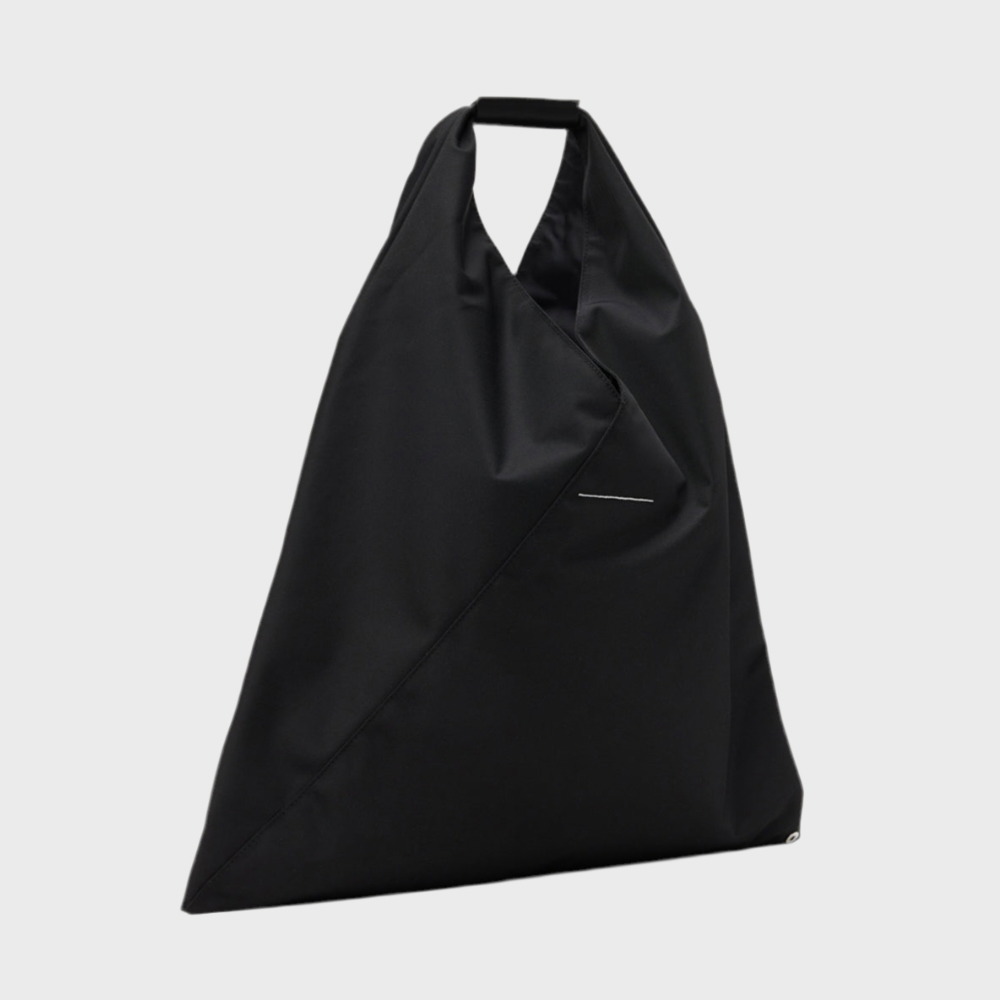 BLACK MEDIUM CARGO CLASSIC TRIANGLE TOTE