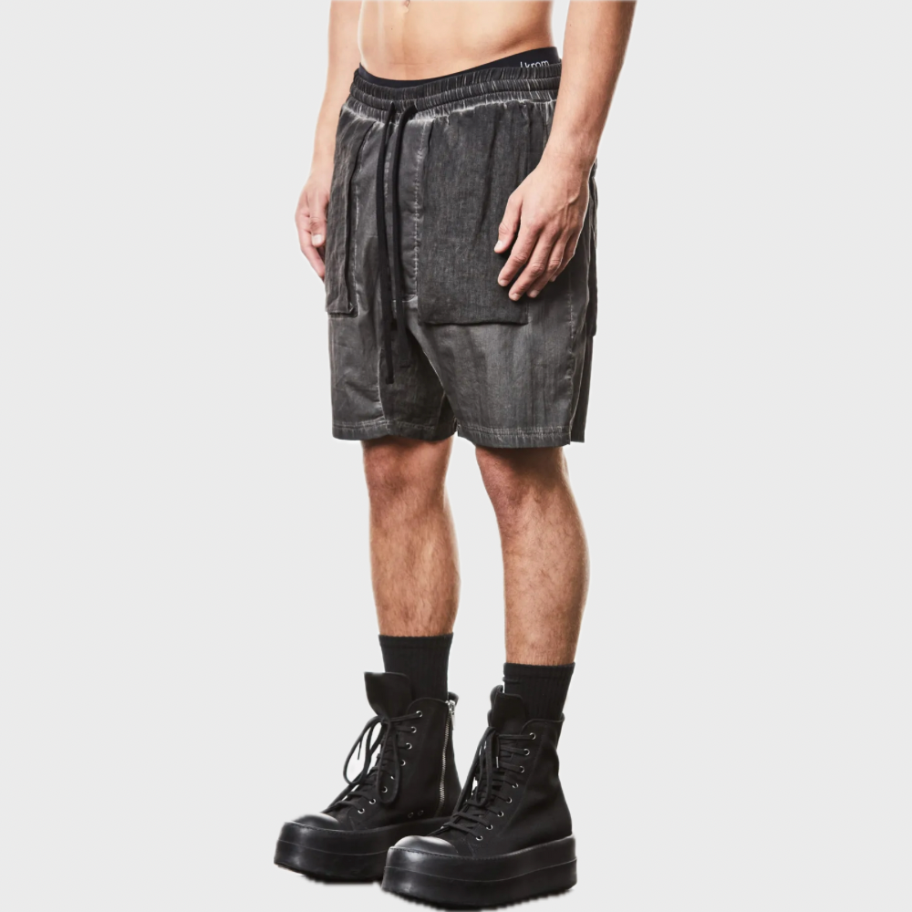 M ST 484 BLACK OIL SHORTS