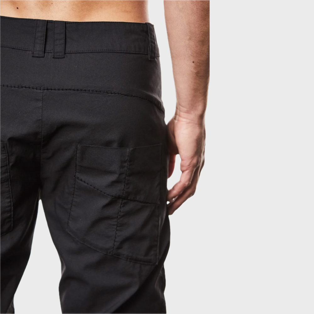 M T 98 BLACK SLIM FIT TROUSERS