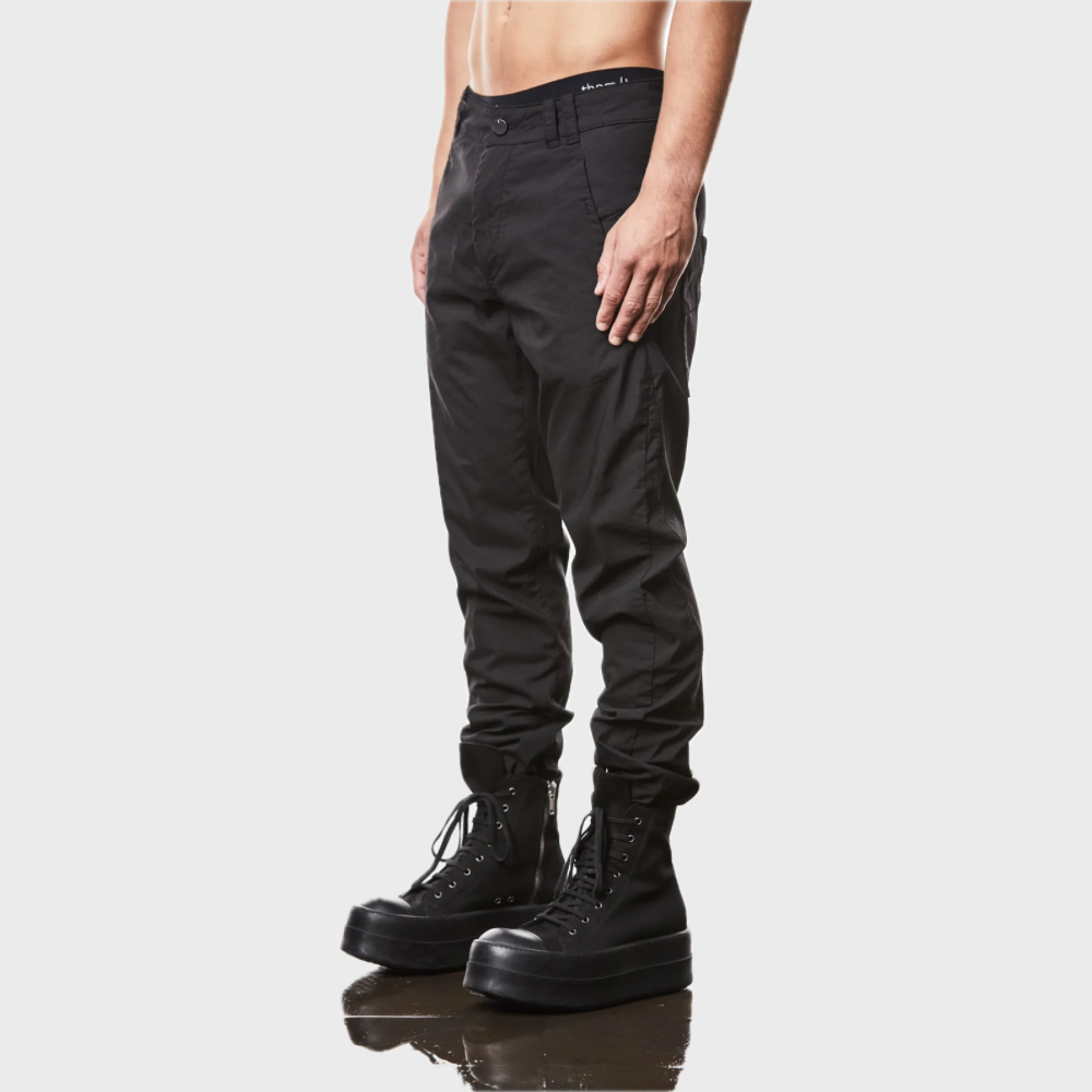 M T 98 BLACK SLIM FIT TROUSERS