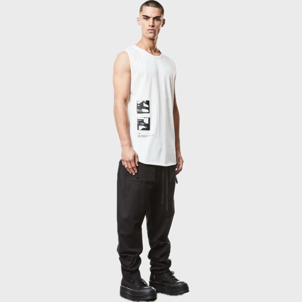 M TS 842 OFF WHITE TANK TOP