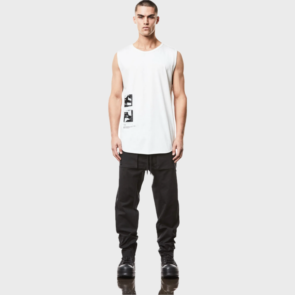 M TS 842 OFF WHITE TANK TOP