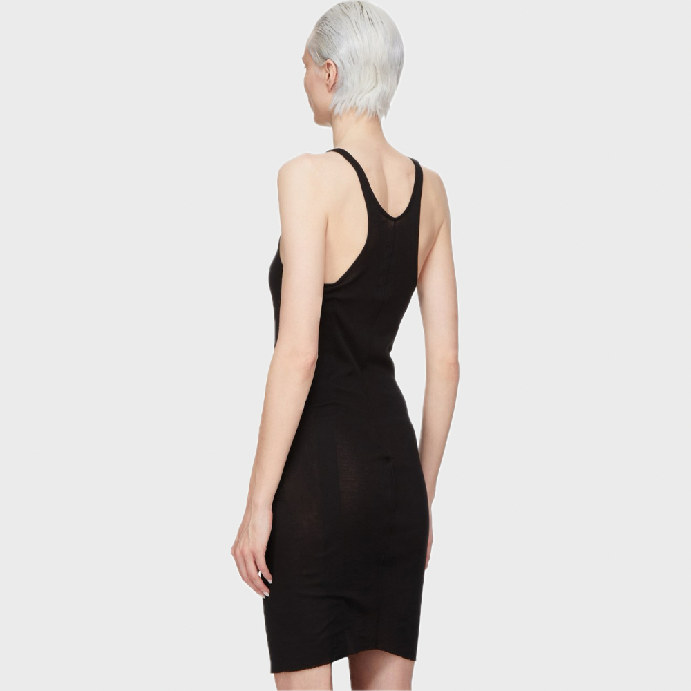 RACER BACK TANK DRESS BLACK