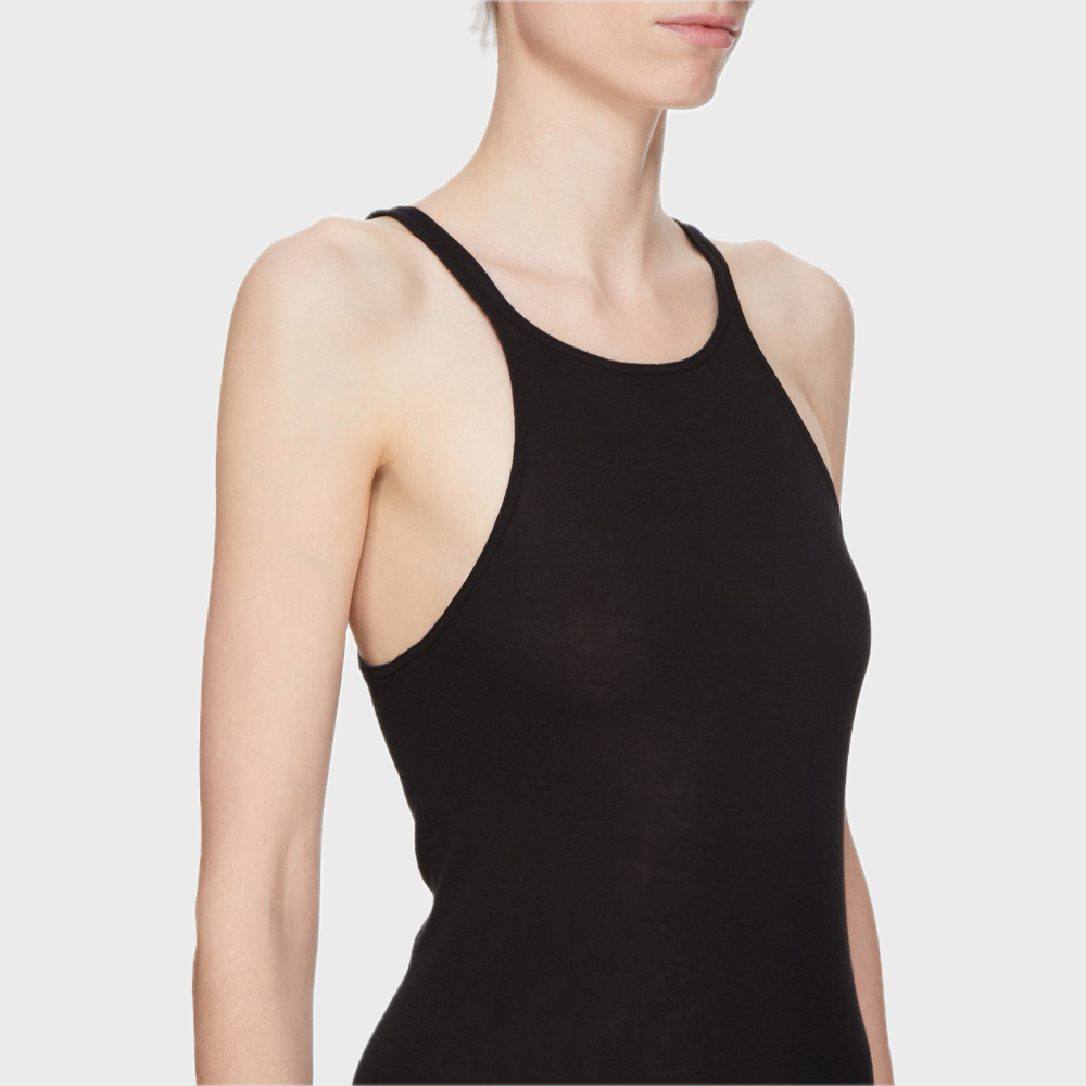 RACER BACK TANK DRESS BLACK