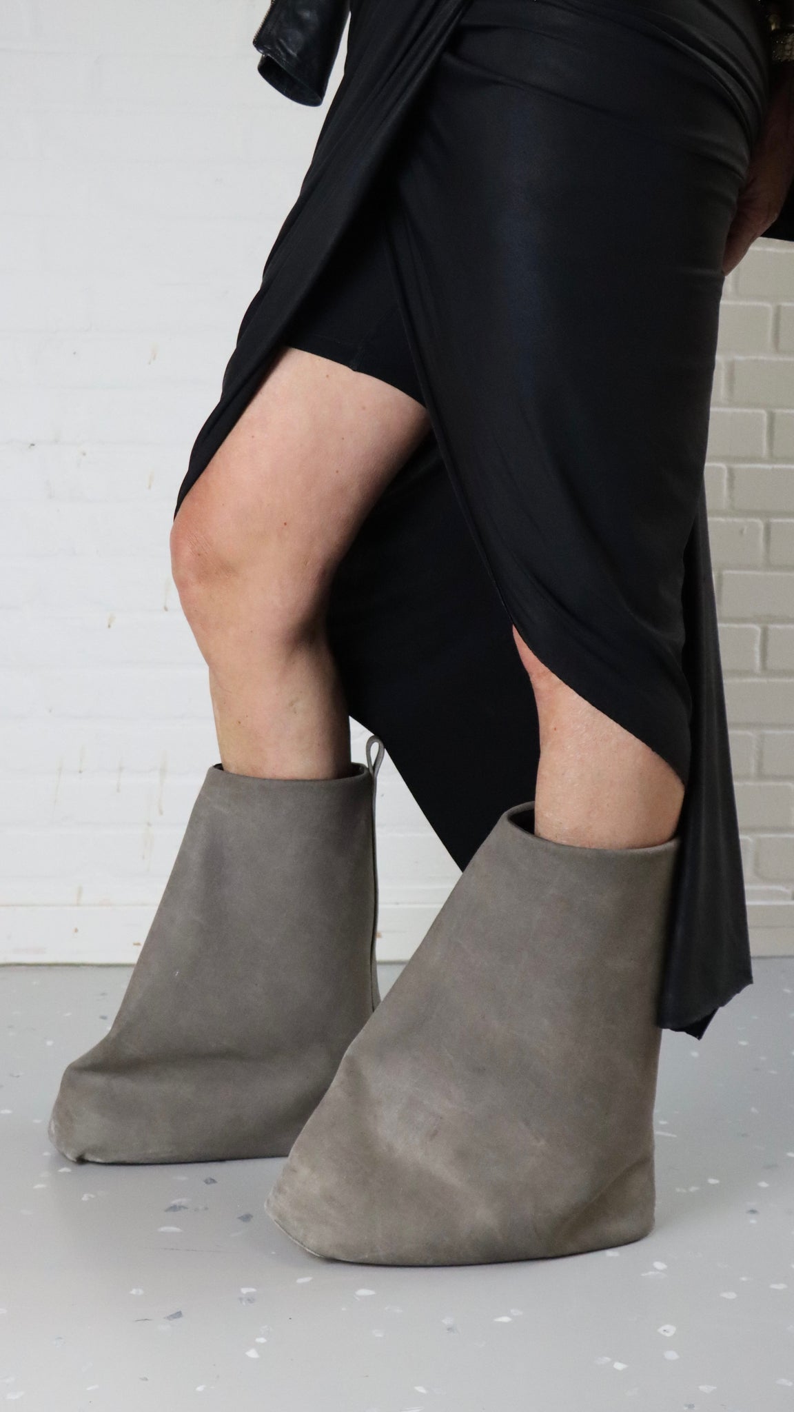 DRKSHDW LOW FETISH BOOTS