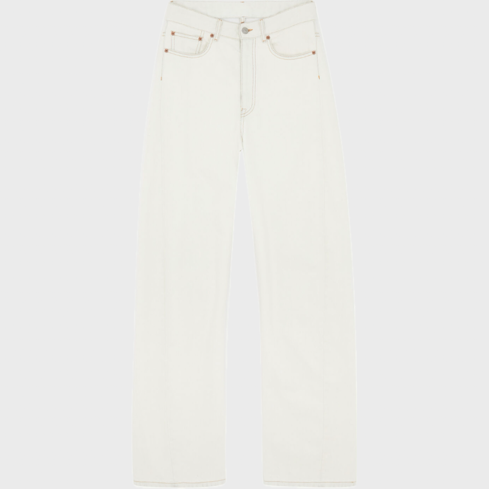 CONTRAST STITCH JEANS