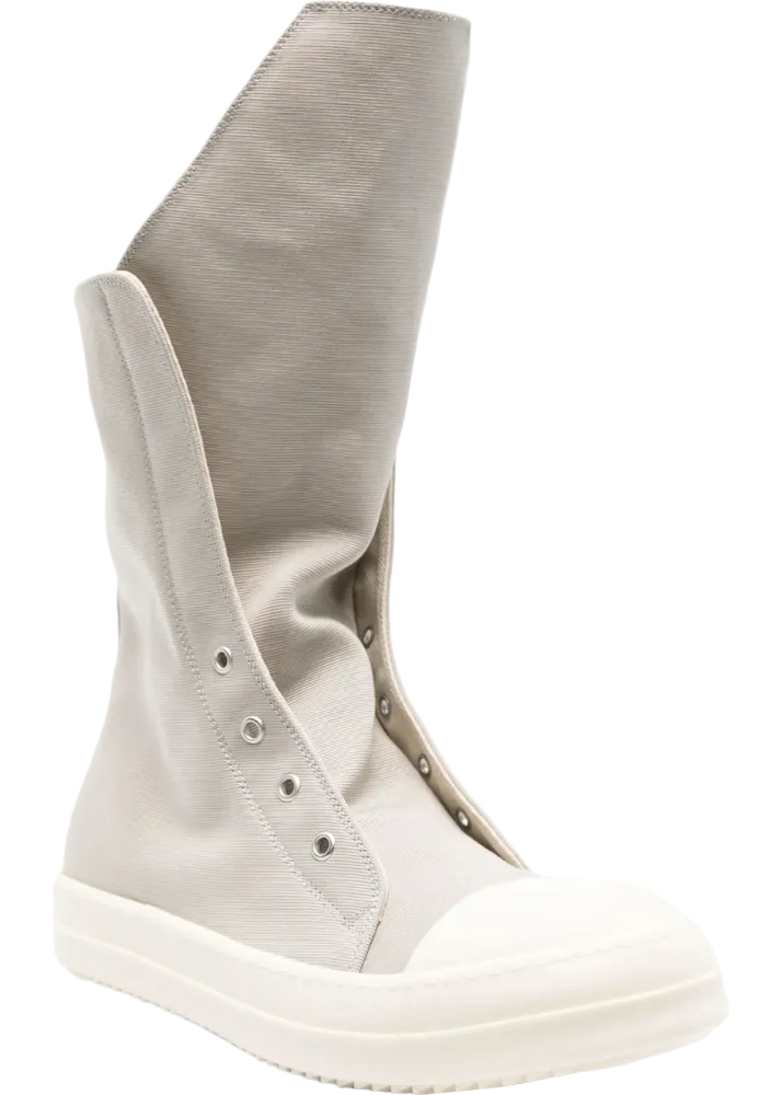 WOVEN BOOTS GREY