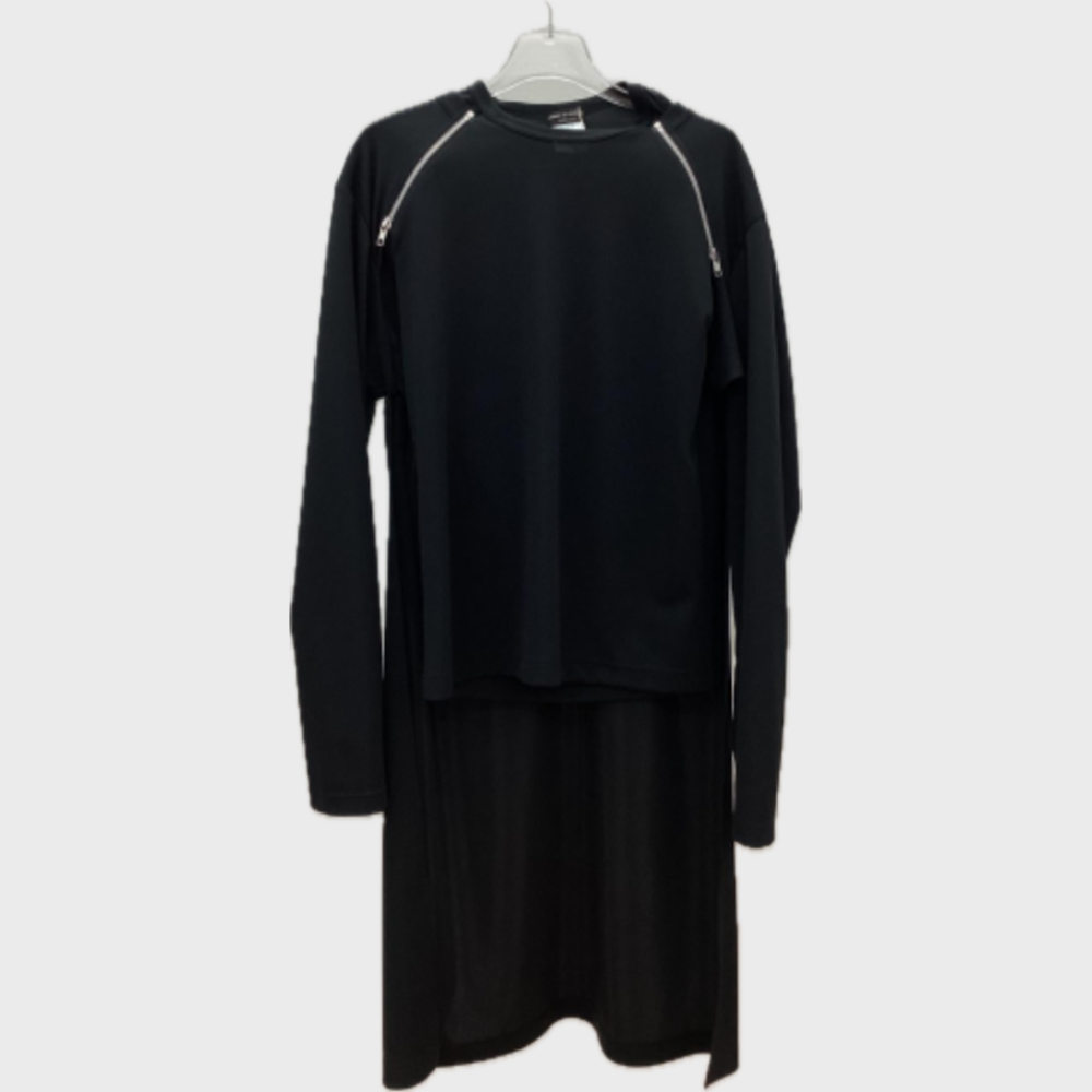 LONG SLEEVE T-SHIRT FRONT ZIP