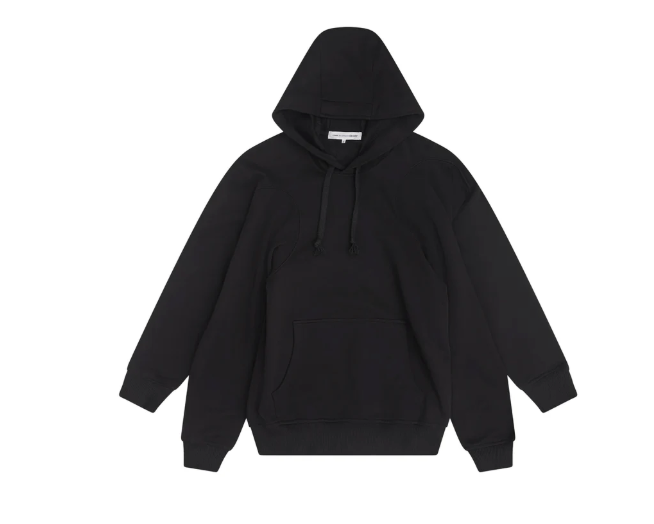 CDG SHIRT QUAD SLEEVED HOODED SWEATSHIRT