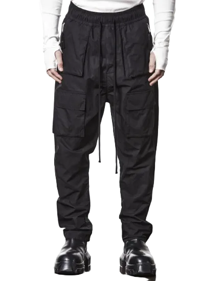 PANTS LONG WOVEN BLACK