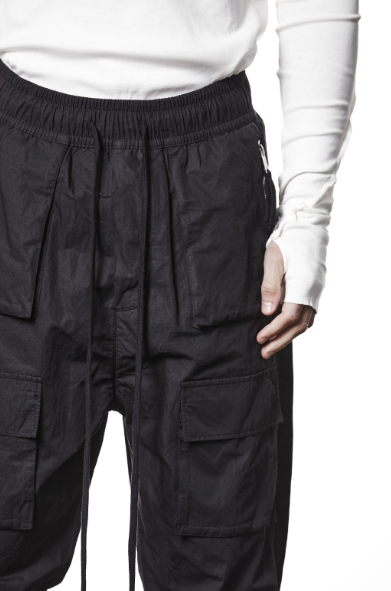 PANTS LONG WOVEN BLACK