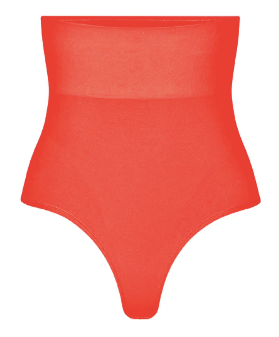 Second Skin High waist thong - Crush Red