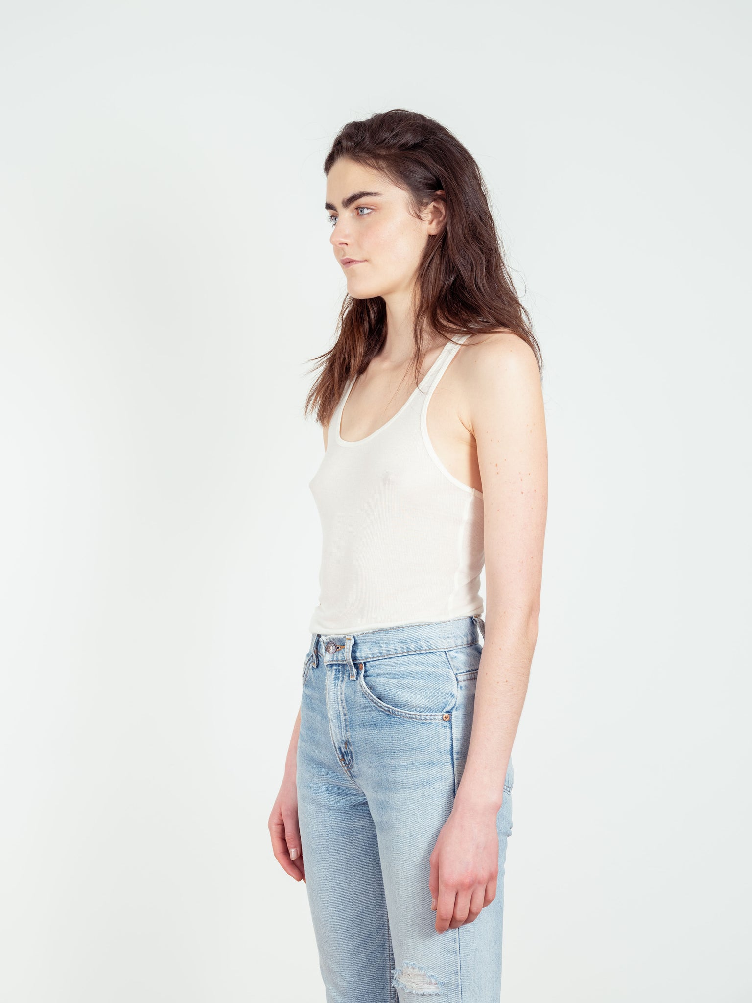 MAEVE TANK TOP OFF WHITE