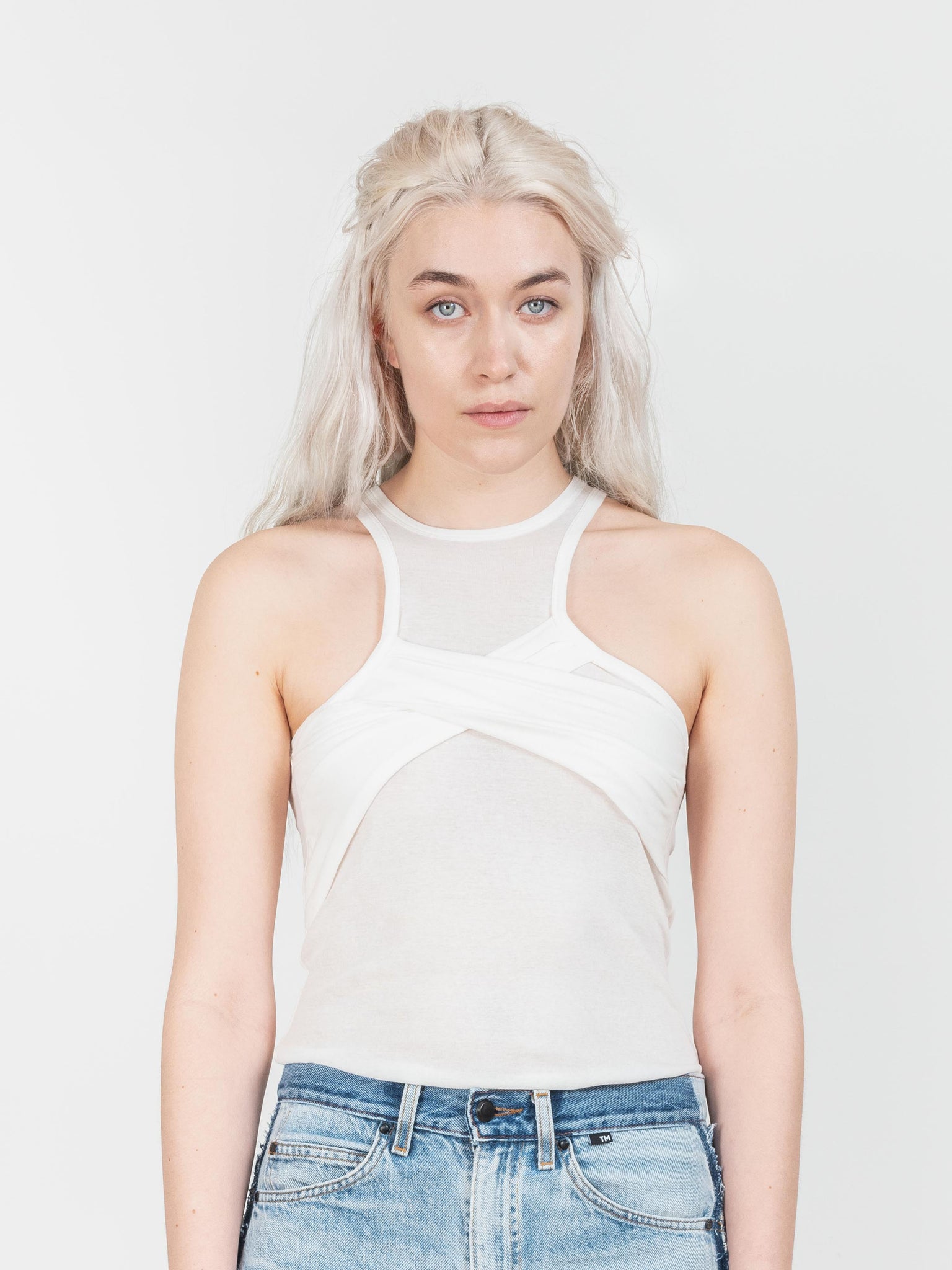 LILITH TANK TOP OFF WHITE