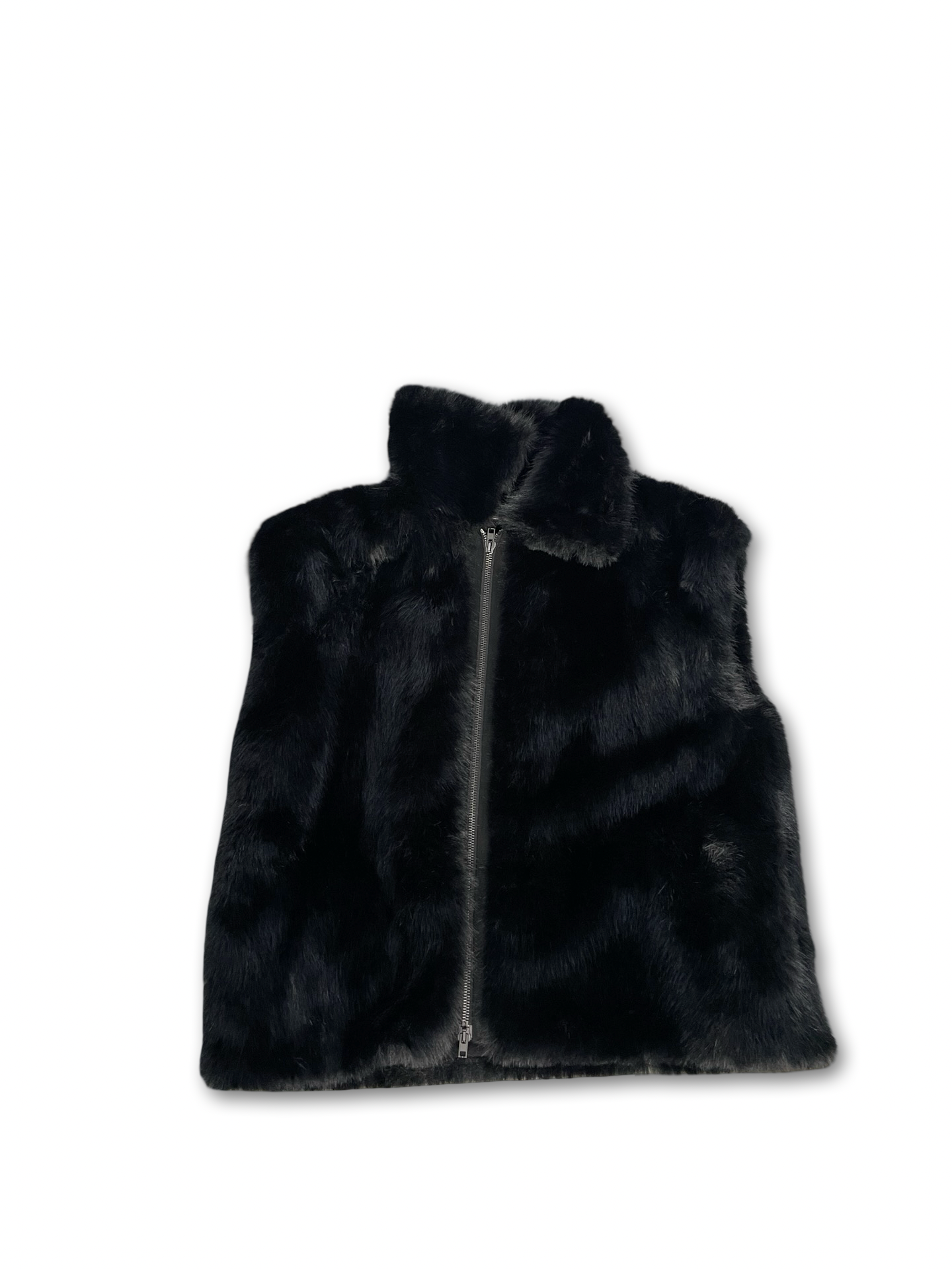 COAT FAKE FUR BLACK