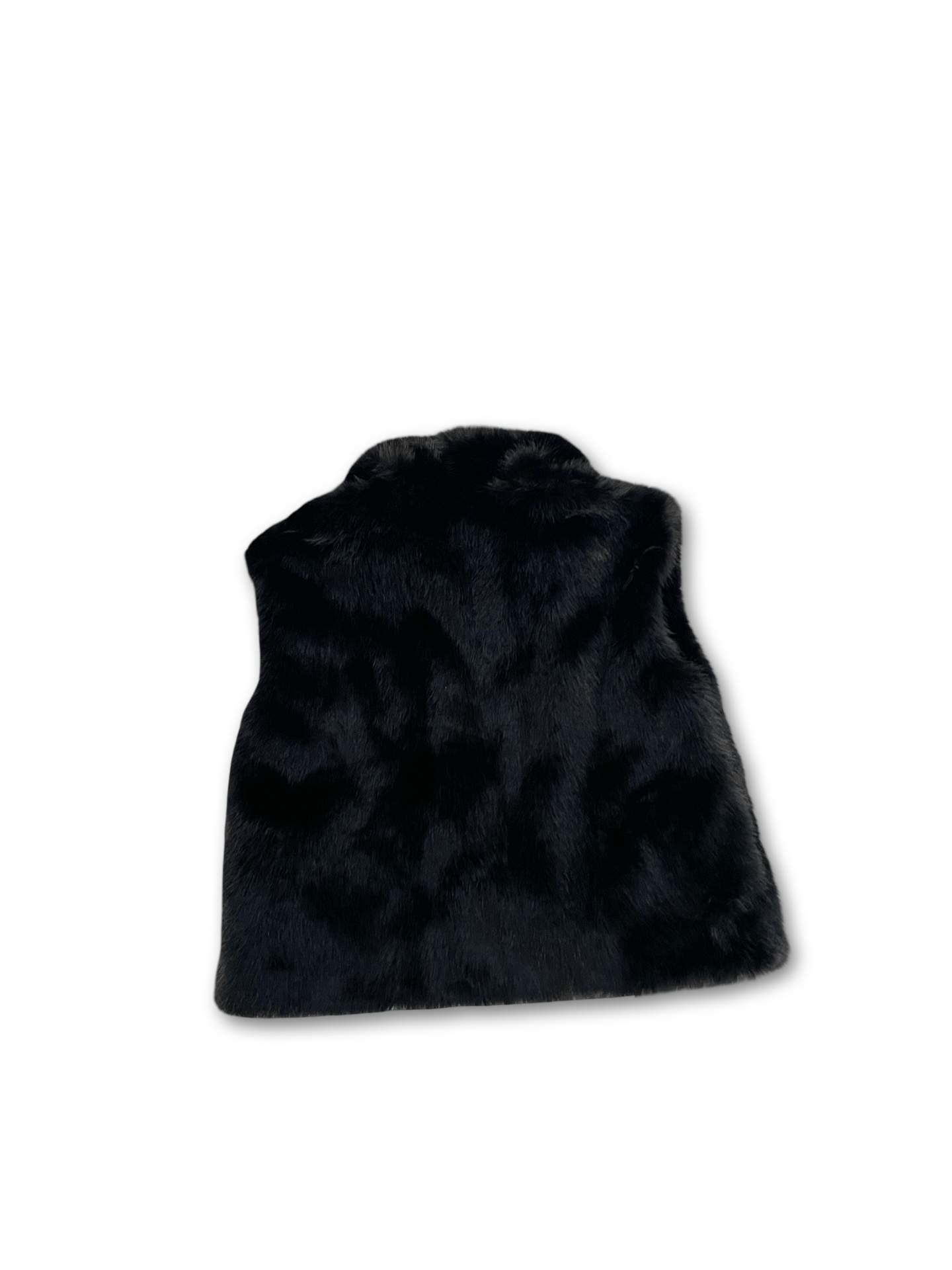 COAT FAKE FUR BLACK